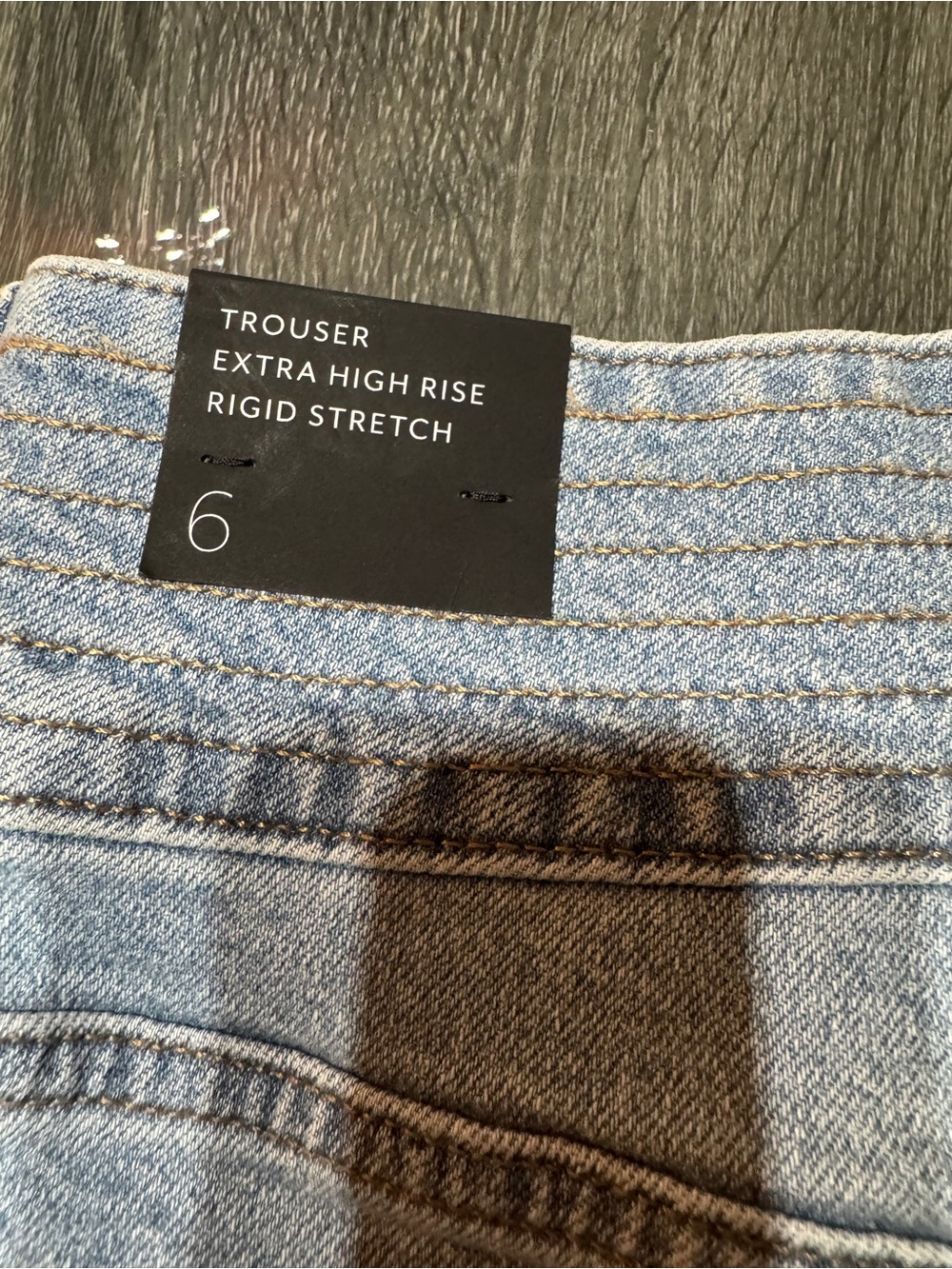 White House Black Market Light Blue Flare Jeans - Picture 16 of 16